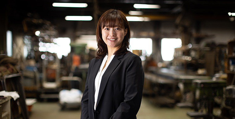 株式会社鎌田製作所　代表取締役　鎌田 友美の写真